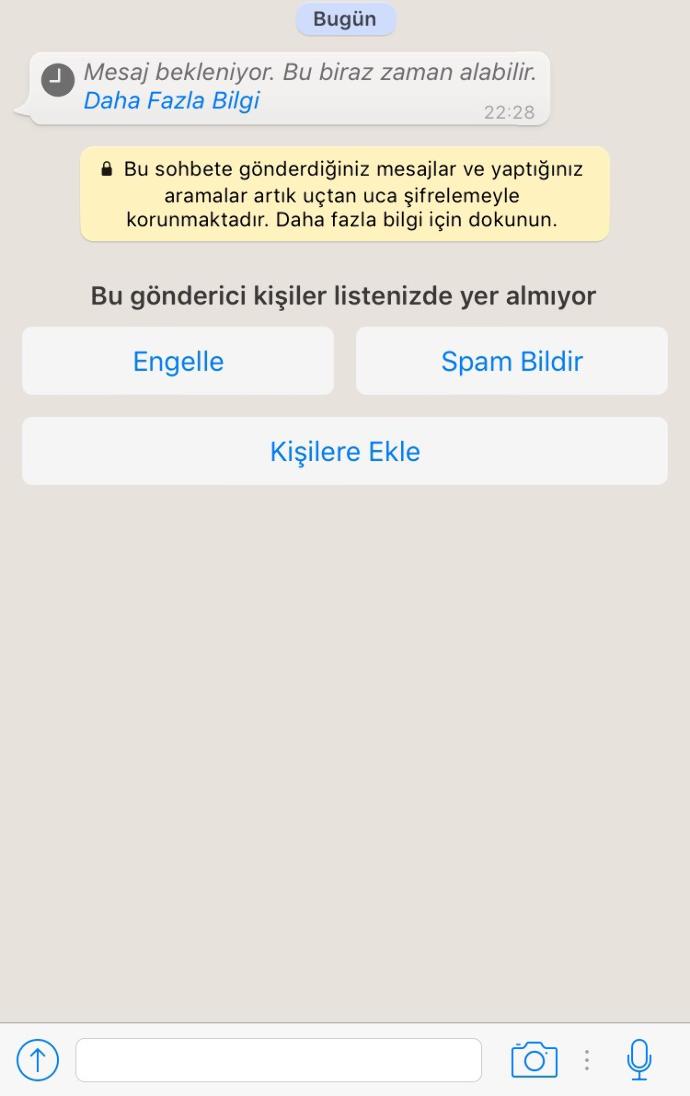 Whatsapptan bir kişi tarafından böyle bir mesaj geldi napmalıyım ve neden böyle oldu?