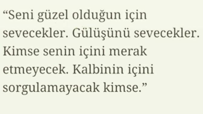 Bir insan neden sevilir?