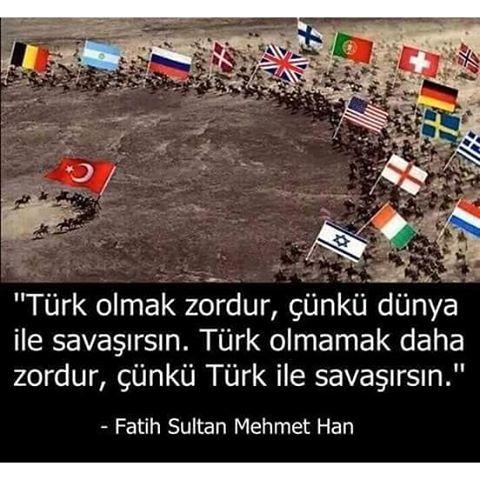Türk olmakla Gurur duyanlar kimler?