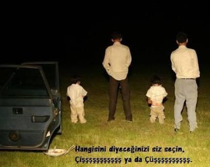 Yolda işeyen birini görsen ne yaparsın?