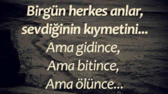 Her şeyin kıymeti yitirildikten sonra bilinir, siz elinizde olan neyin kıymetini daha iyi bilmek isterdiniz?