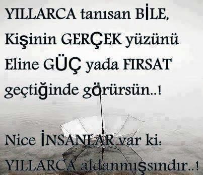 Size göre bir kişinin gerçek yüzü ne zaman belli olur?