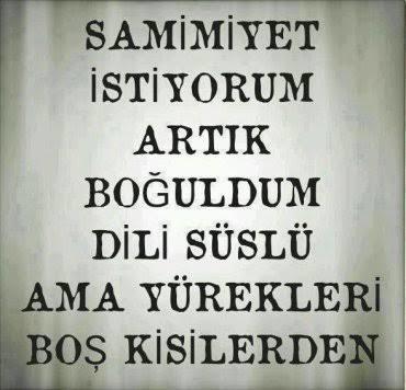 Siz insanları samimi buluyor musunuz?