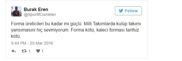 Milli Takımımızın turkuaz renk forması olmalı mı?