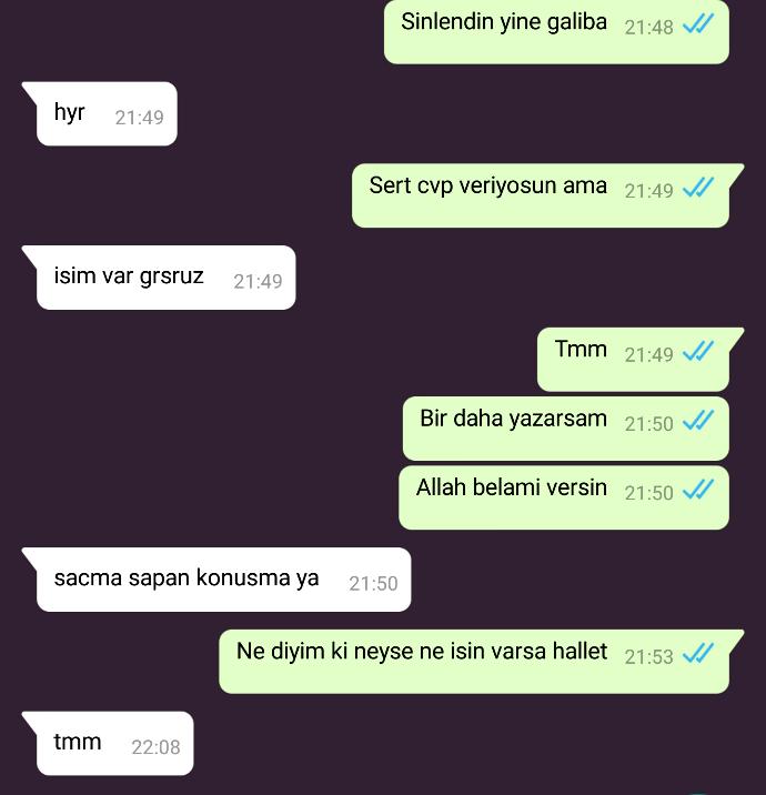 "Sacma sapan konusma ya " hangi anlamda demis olabilir?