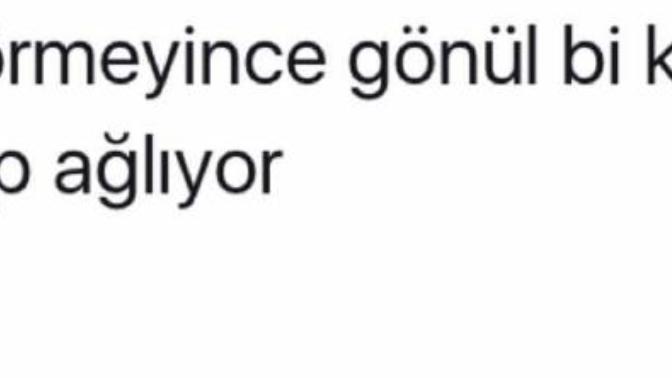 "Göz" görmeyince "Gönül" vaz mı geçiyor sevmekten?