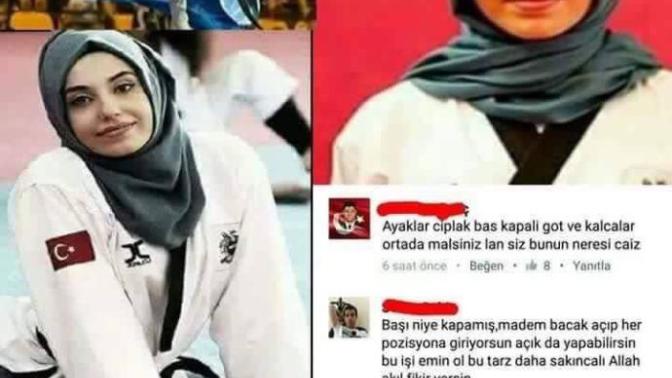 Kapalı kadınlardan sporcu olmaz mı?