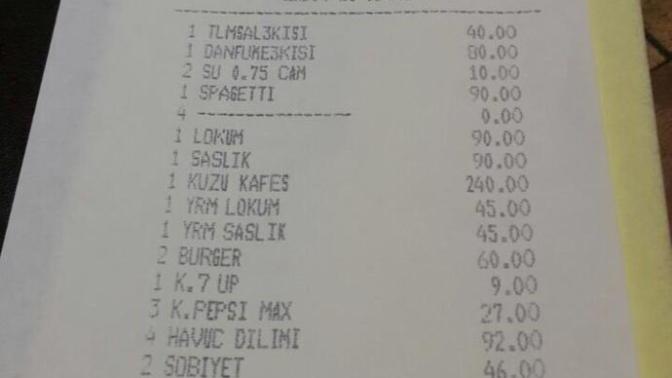 Bir restaurantta en fazla Ne kadar hesap ödediniz? 960 tl hesap ödeyenimiz var mı 😬😱😏?