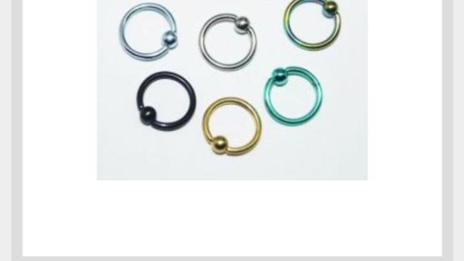Tek top halka piercing nasıl takılıyor?