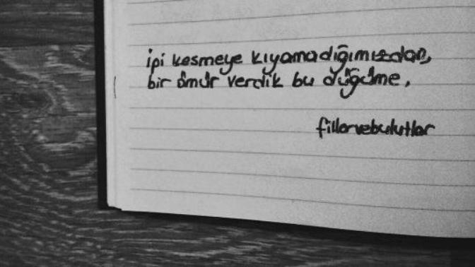 Hayatınızda bir düğüm olsaydı eğer, onu çözmeyi mi denersiniz kesmeyi mi?