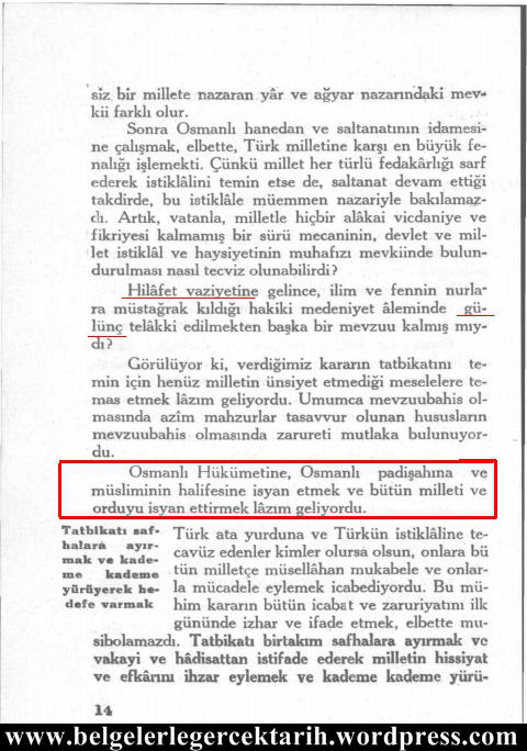 M. Kemal Atatürk Osmanlı’ya darbe mi yaptı ? 