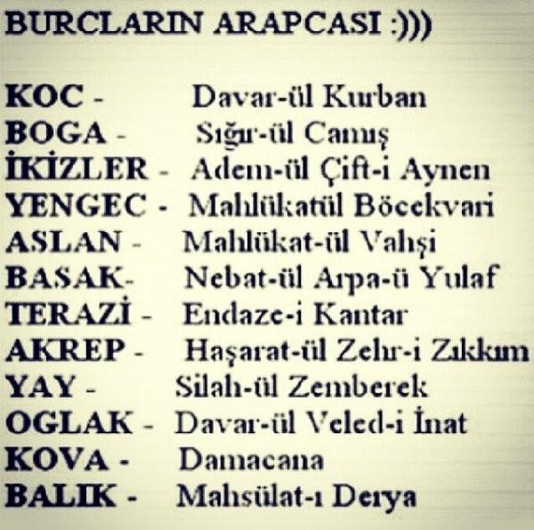 Burcunuzun arapça karsılıgı neymıs :D resımlı ?
