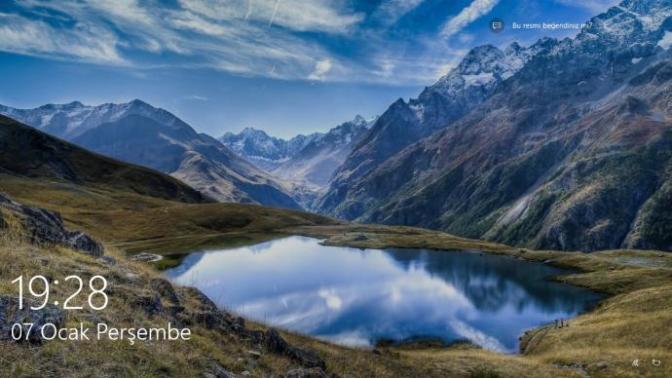 Window 10 ekran fotoğrafları çok güzel değilmi?