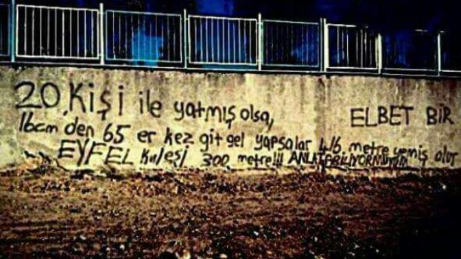 Sokakta yazılan duvar yazıları hakkında ne düşünüyorsunuz?
