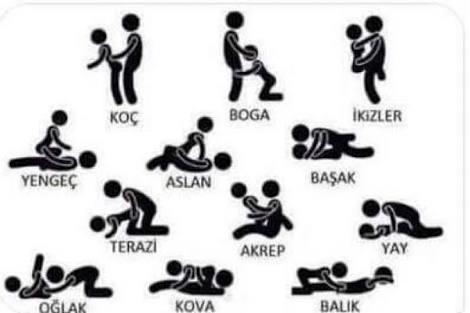 Sizce hangi pozisyonlar?