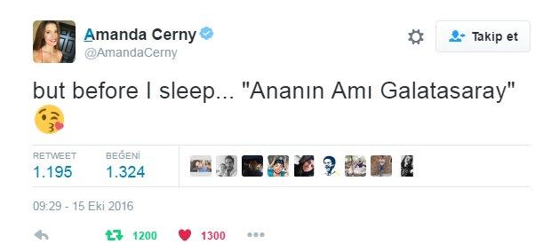 Amanda Cery(Yeni Yengemiz) Galatasaraylıları biraz üzdü galiba?