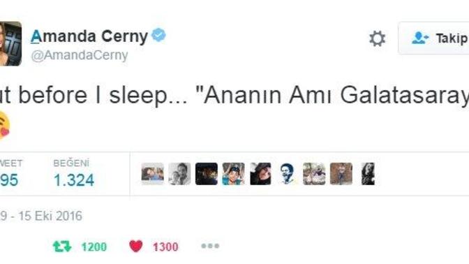 Amanda Cery (Yeni Yengemiz) Galatasaraylıları biraz üzdü galiba?