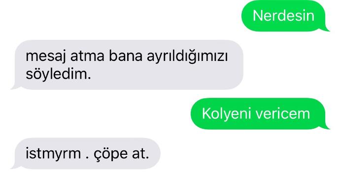 3 senelik sevgilimle ayrıldık sevdiğini söylerdi en sonda söyledi ama terk etti ? Sonra mesaj attım ?