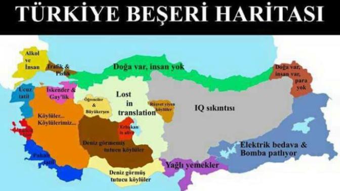 Türkiye beşeri haritası hakkındaki görüşleriniz neler?
