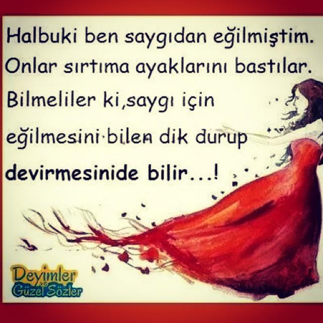 Siz hiç saygınızdan eğildiniz mi?