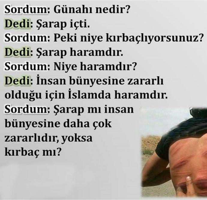 Şarap mı insan bünyesine daha zararlıdır, yoksa kırbaç mı?