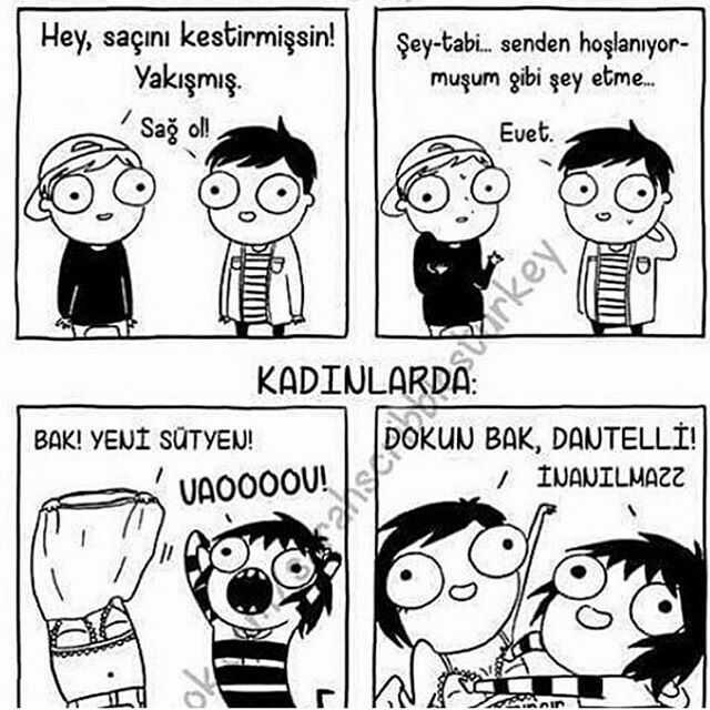 Kızlar ve erkekler arasındaki farklar nedir??