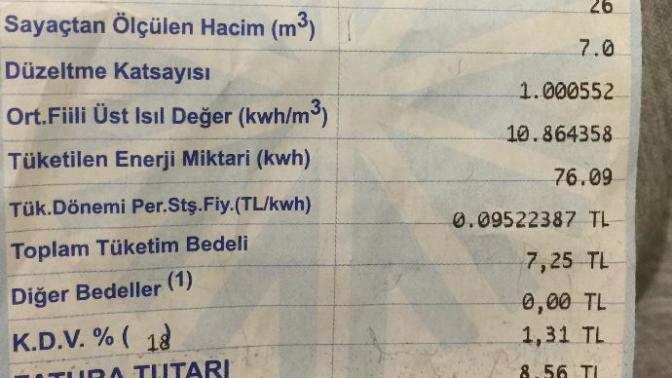 Doğalgaz faturası nedeneden bukadar gelmiş?