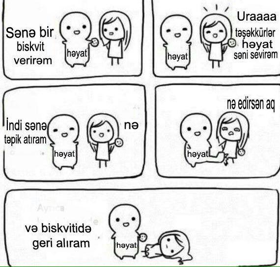 Sizcede hayat aynen böyle değil mi (detay) ?