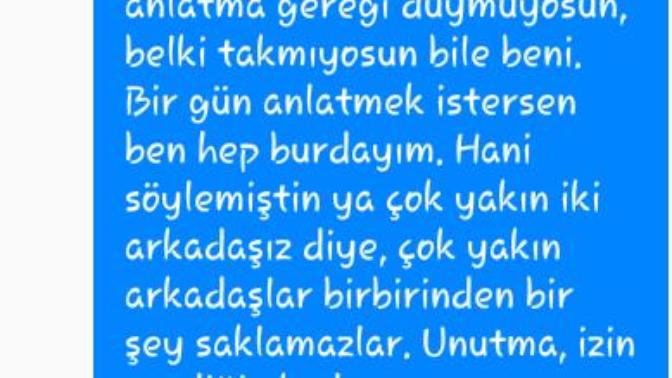 Böyle bir mesajı görüldü yapıp cevap yazmayan biri değer vermiyor mudur?