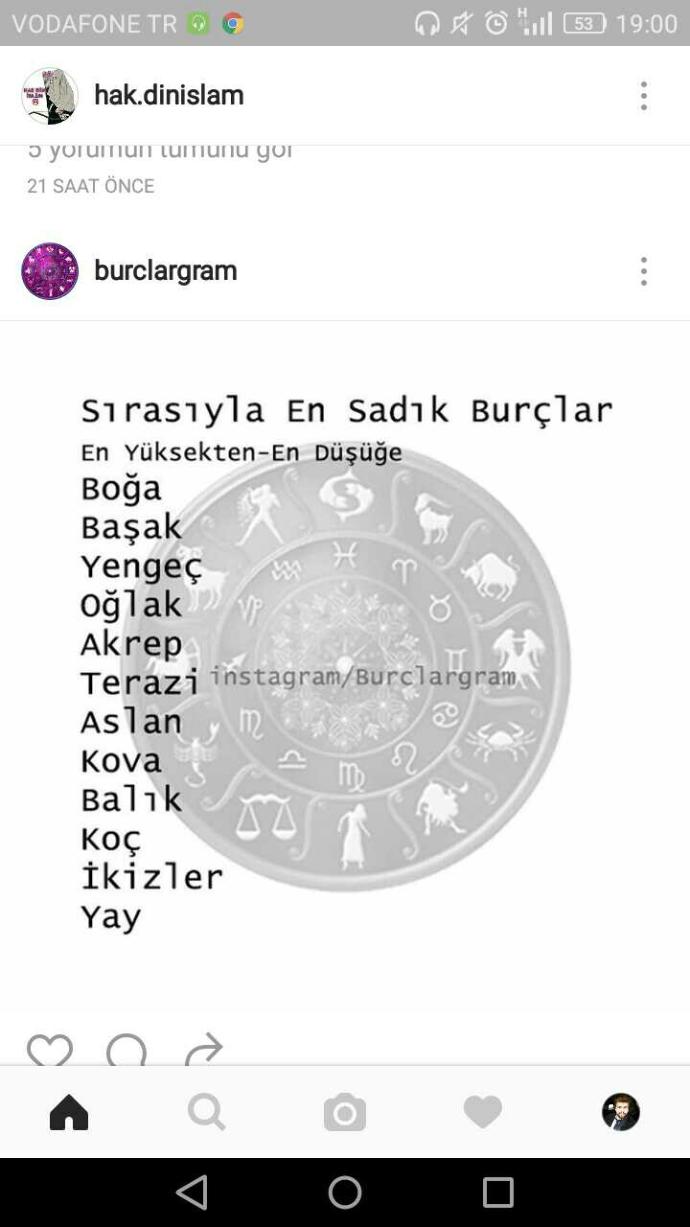 en sadık burçlar? Senin burcun ne??