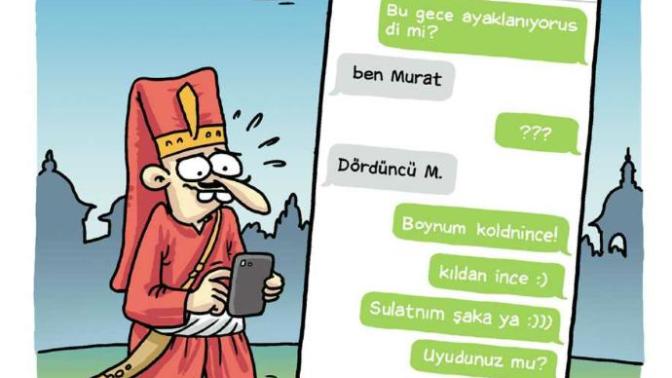 Yanlış kişiye mesaj attığınız oldu mu hiç?(karikatür)?