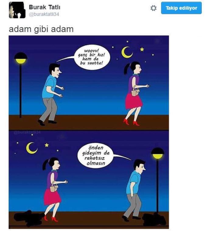 Gecenin bir vakti yolda tek başına yürüyen bir kız görseniz ne yaparsınız 🙄 ?