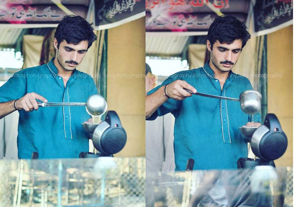 Pakistan'da pazarda çekilen fotoğrafıyla dünyada ünlü olan çaycı sizce de elinden bir çay içilecek kadar yakışıklı mı?