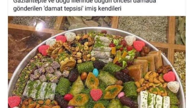 Damat tepsisi diye bu tepsi önünüze gelse ne yaparsınız?