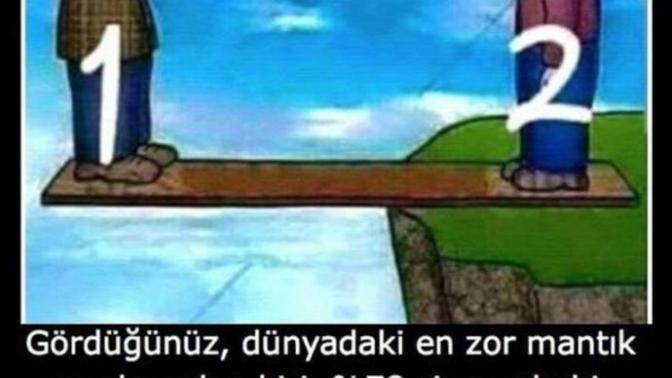 Resimde, kim daha büyük bir tehlike içerisinde ;) ?