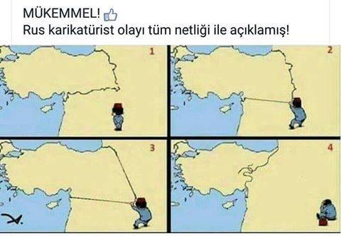Arkadaşlar Rus karikatürist sizce bu çizimde Türk halkına neyi anlatmak istemiş?