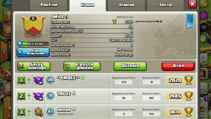 CLASH OF CLANS OYNUYOR MUSUNUZ?