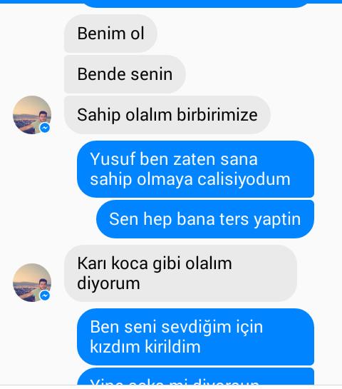 Sizi dinledim barismaya çalıştım bana seks koşuluyla barisacagini söyledi ne diyorsunuz?