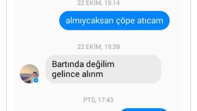 Sizi dinledim barismaya çalıştım bana seks koşuluyla barisacagini söyledi ne diyorsunuz?