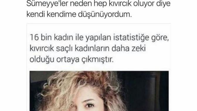 Kıvırcık saçlı kadınlar zeki midir?