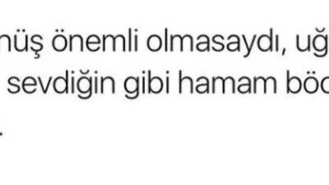 Bu söze katılıyor musunuz?