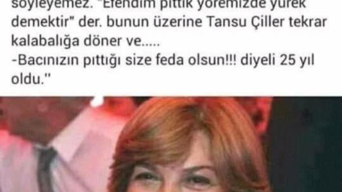 Tansu çiller vajina-pıttık gafı hakkında ne düşünüyorsunuz?