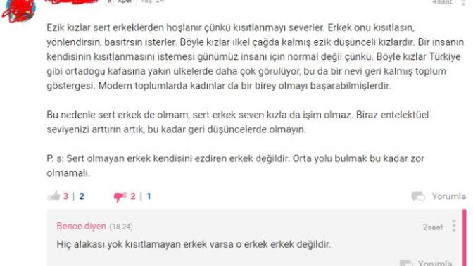 Erkek dediğin sert olmaz mı ya?