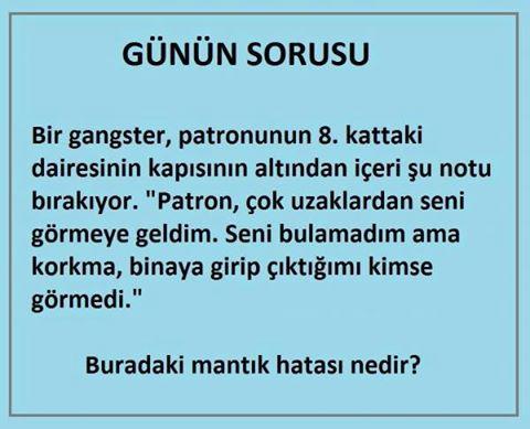 Burdaki mantık hatası nedir ?