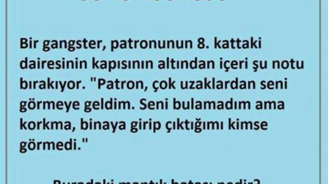 Burdaki mantık hatası nedir?