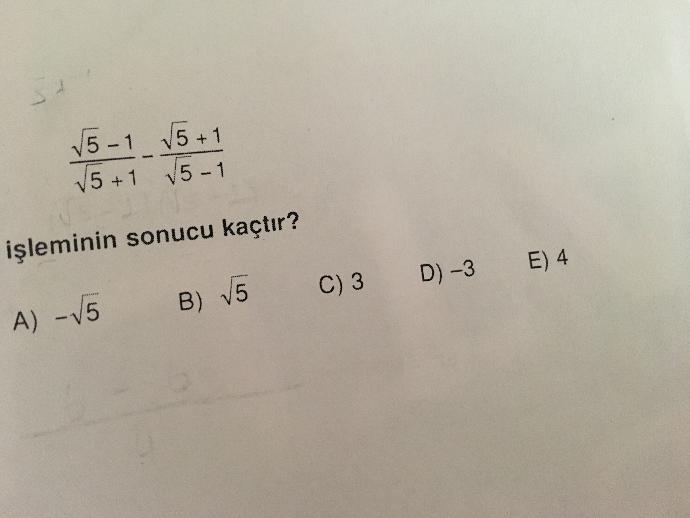 İki sorunun çözümü nasıl olacak? Matematik? 