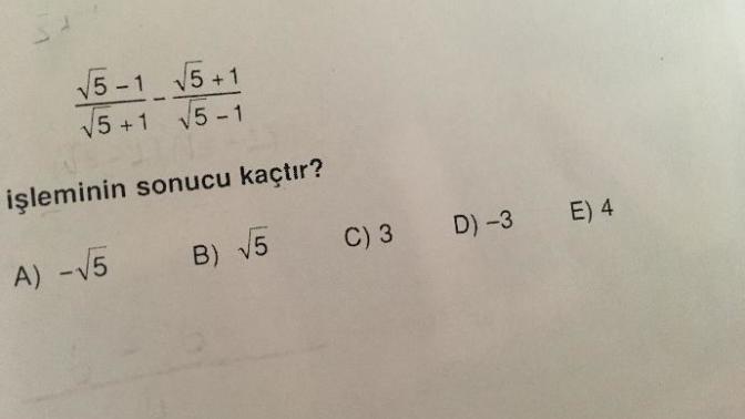 İki sorunun çözümü nasıl olacak? Matematik?