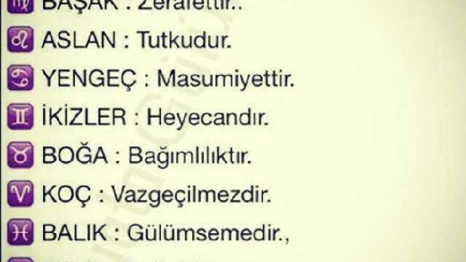 En sevdiğiniz burç nedir arkadaşlar?