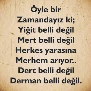Öyle bir zamandayızki(.............)boşluğa ne eklemek isterdiniz?