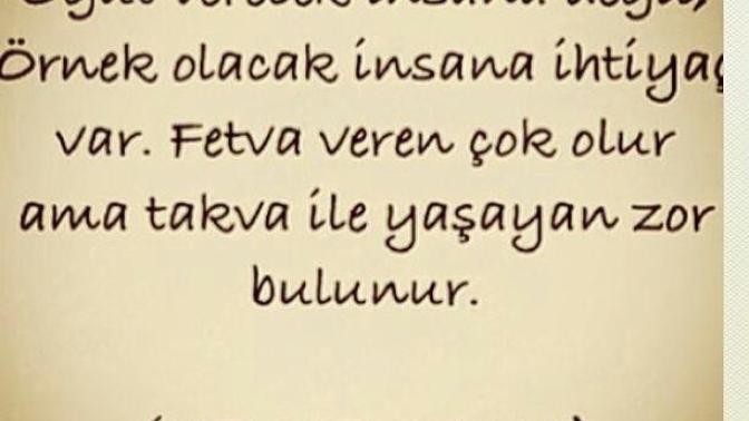 Size öğüt veren insanları dinler misiniz?